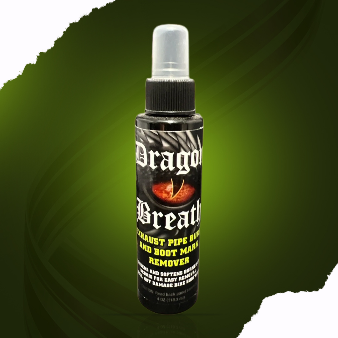 Dragon’s Breath Exhaust Pipe Burn and Boot Mark Remover Dragon's Breath Exhaust Pipe Burn and Boot Mark Remover - Image 1